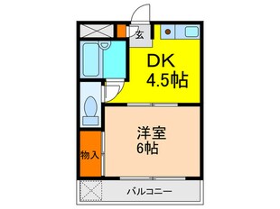 服部マンションの物件間取画像